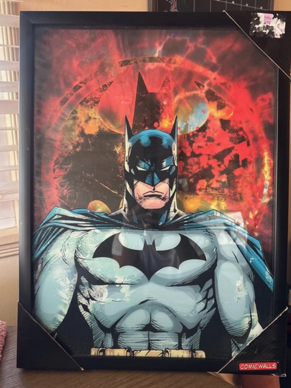 DC Comics Batman Framed Wall Poster 2022 3D holographic frame print